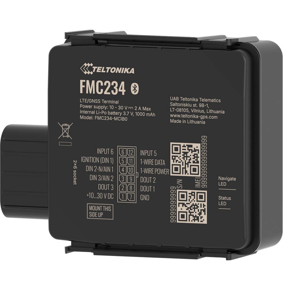 Teltonika FMC234 4G GPS tracker για μηχανές
