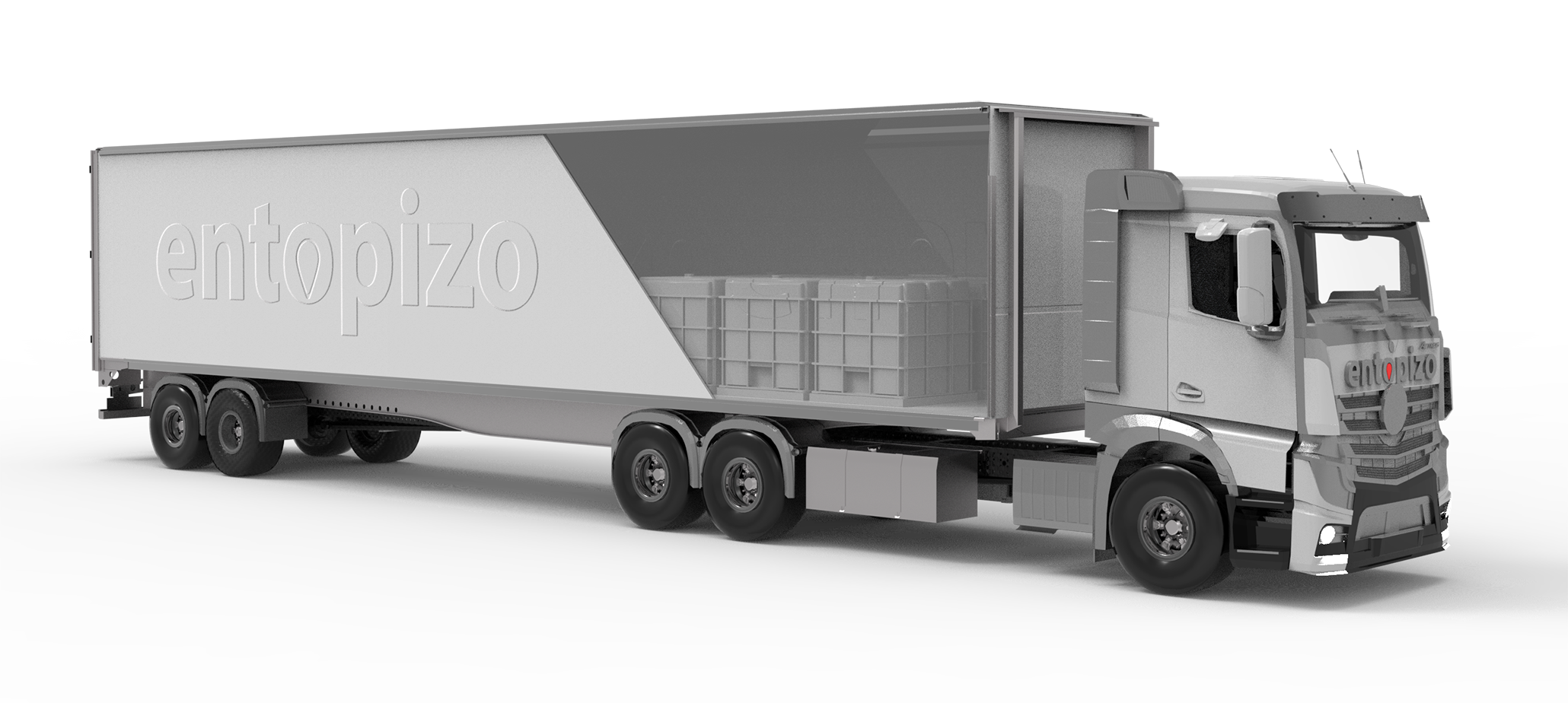 Φορτηγό με GPS fleet tracking της Entopizo