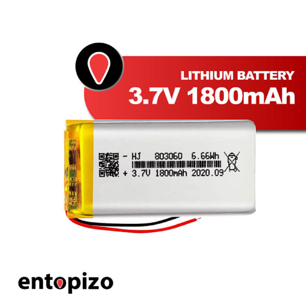 Μπαταρία λιθίου 3,7 V, 1800 mAh, 6,66 Wh