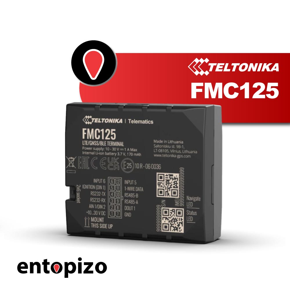 Teltonika FMC125 | GPS Tracker δυνατότητα σύνδεσης κάμερας