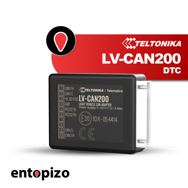 Teltonika LV-CAN200 DTC: Προσαρμογέας CAN για ελαφρά οχήματα