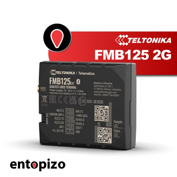 Teltonika FMB125 2G | GPS Tracker δυνατότητα σύνδεσης κάμερας