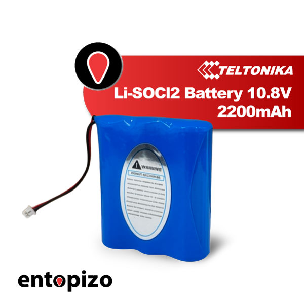 Μπαταρία Li-SOCl₂ της Teltonika, 10,8 V, 2200 mAh (PPCB00003860)